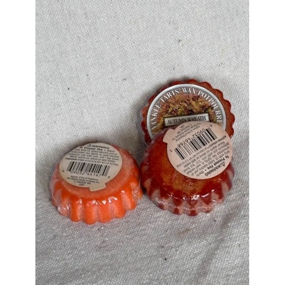 Yankee Candle Tarts Wax Potpourri Cinnamon‎ Stick Autumn Wreath Home Fragrance